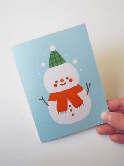 snowman • greeting card