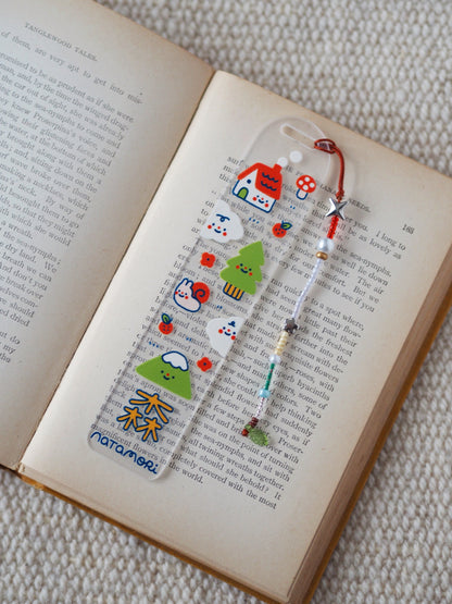 into the hills • acrylic bookmark