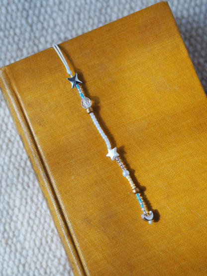 moon • acrylic bookmark