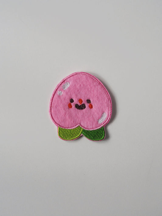 peach • iron on patch