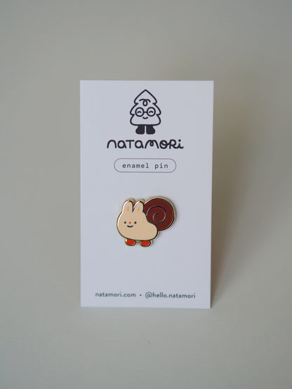 snail • enamel pin