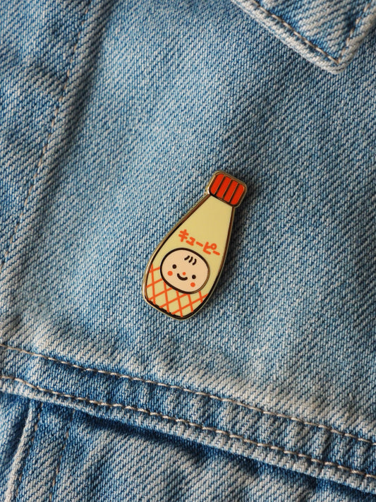 kewpie mayo • enamel pin