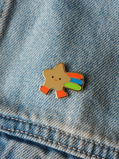 shooting star • enamel pin