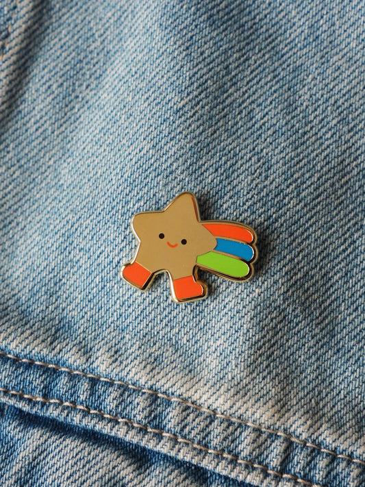 shooting star • enamel pin