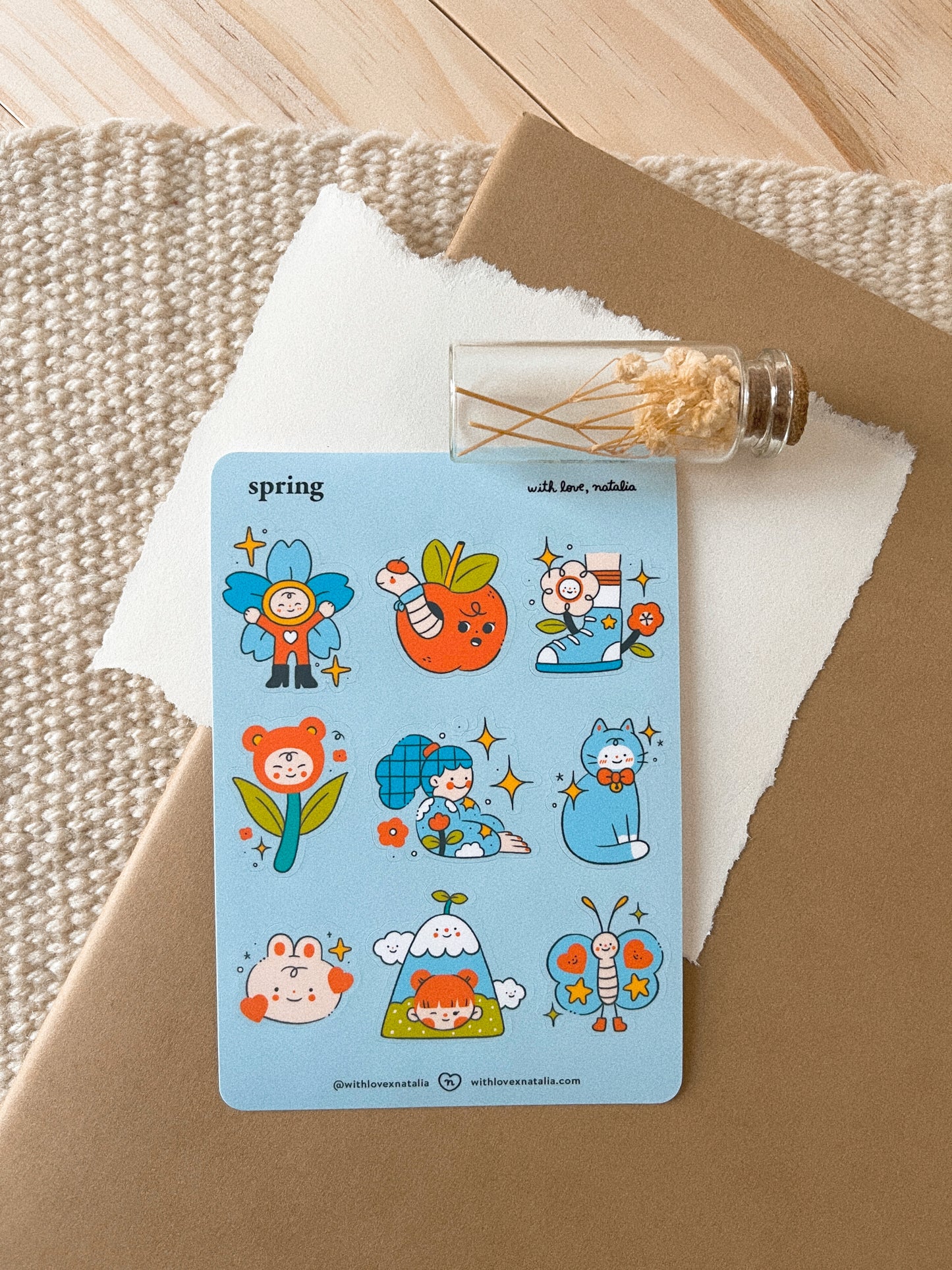 spring • sticker sheet
