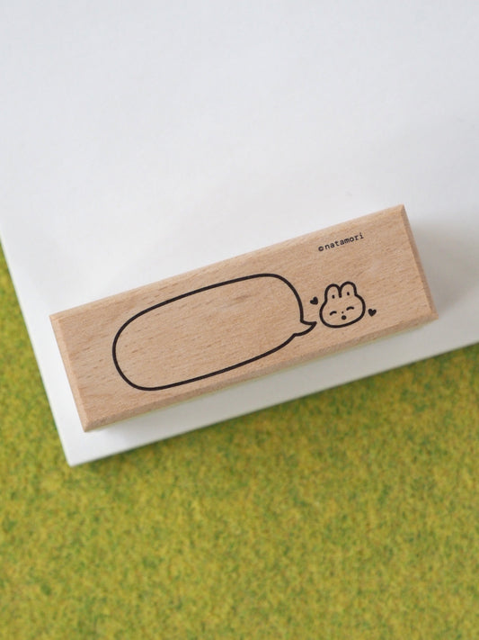 bunny bubble notes • stamp