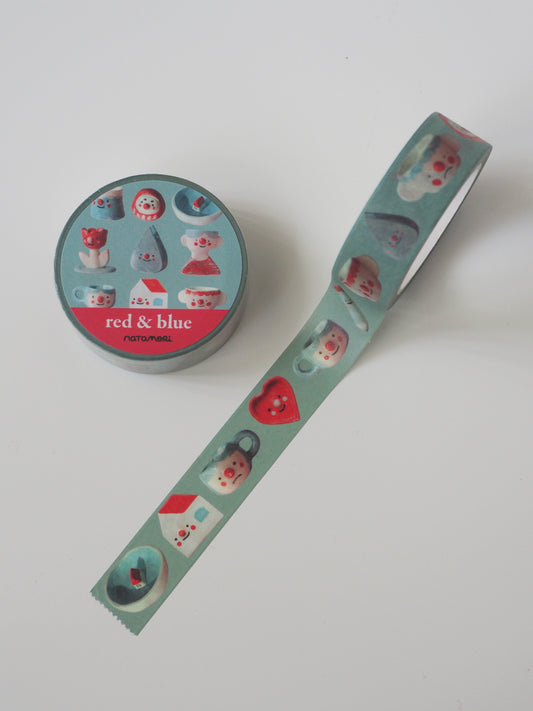 red & blue • washi tape