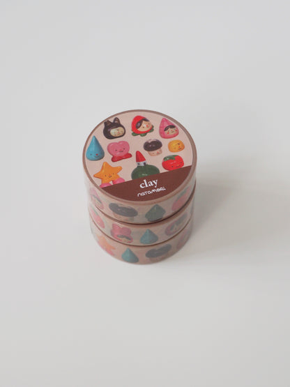 clay • washi tape