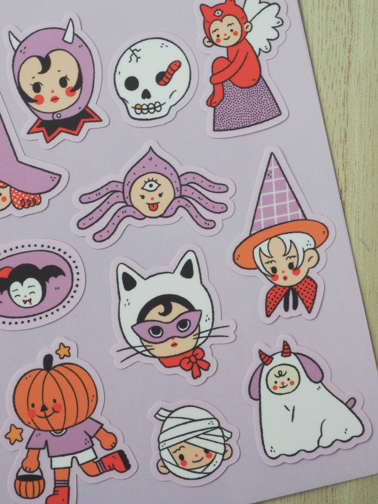 spooky • sticker sheet
