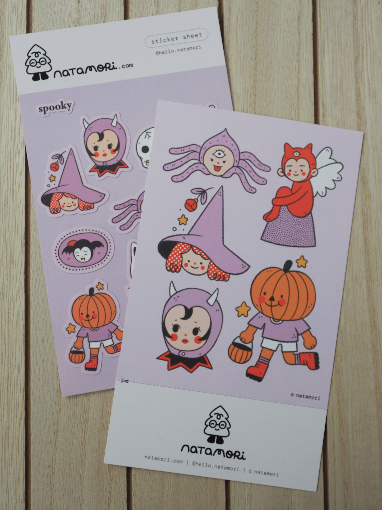 spooky • sticker sheet