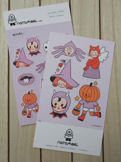 spooky • sticker sheet