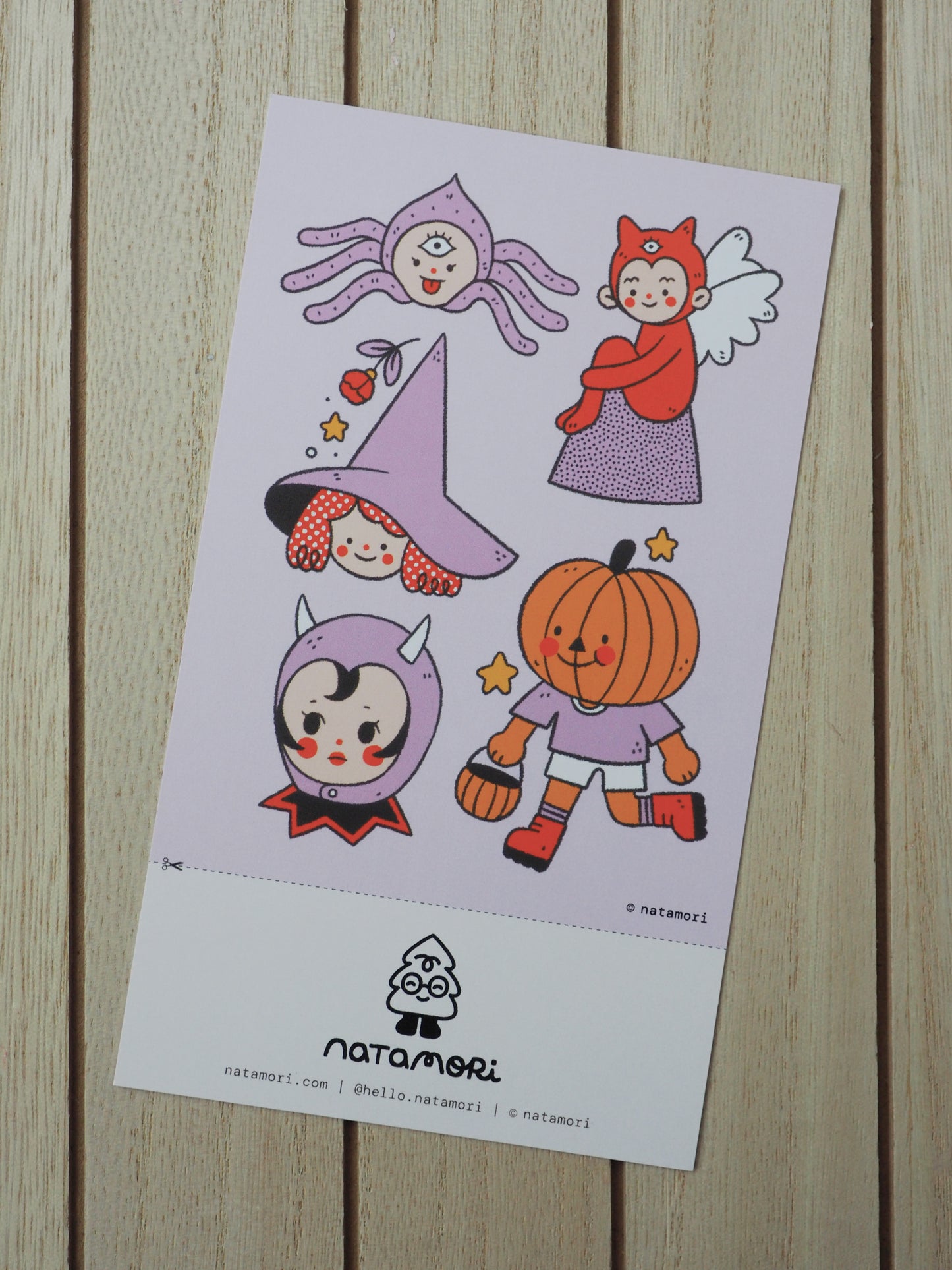 spooky • sticker sheet