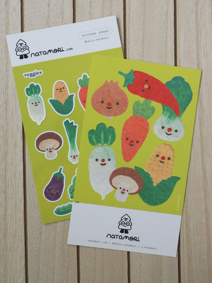 veggies • sticker sheet