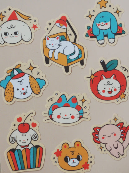 cuties • sticker sheet