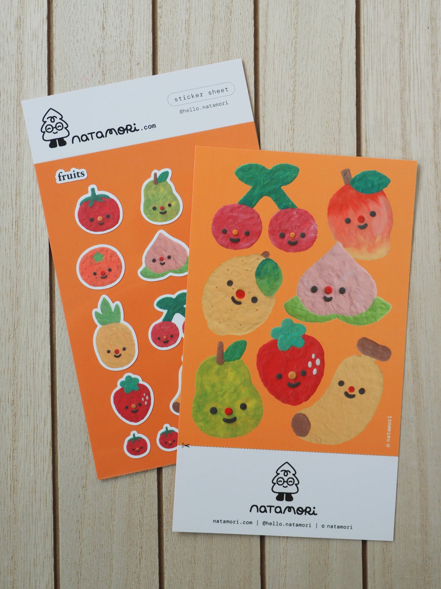 fruits • sticker sheet