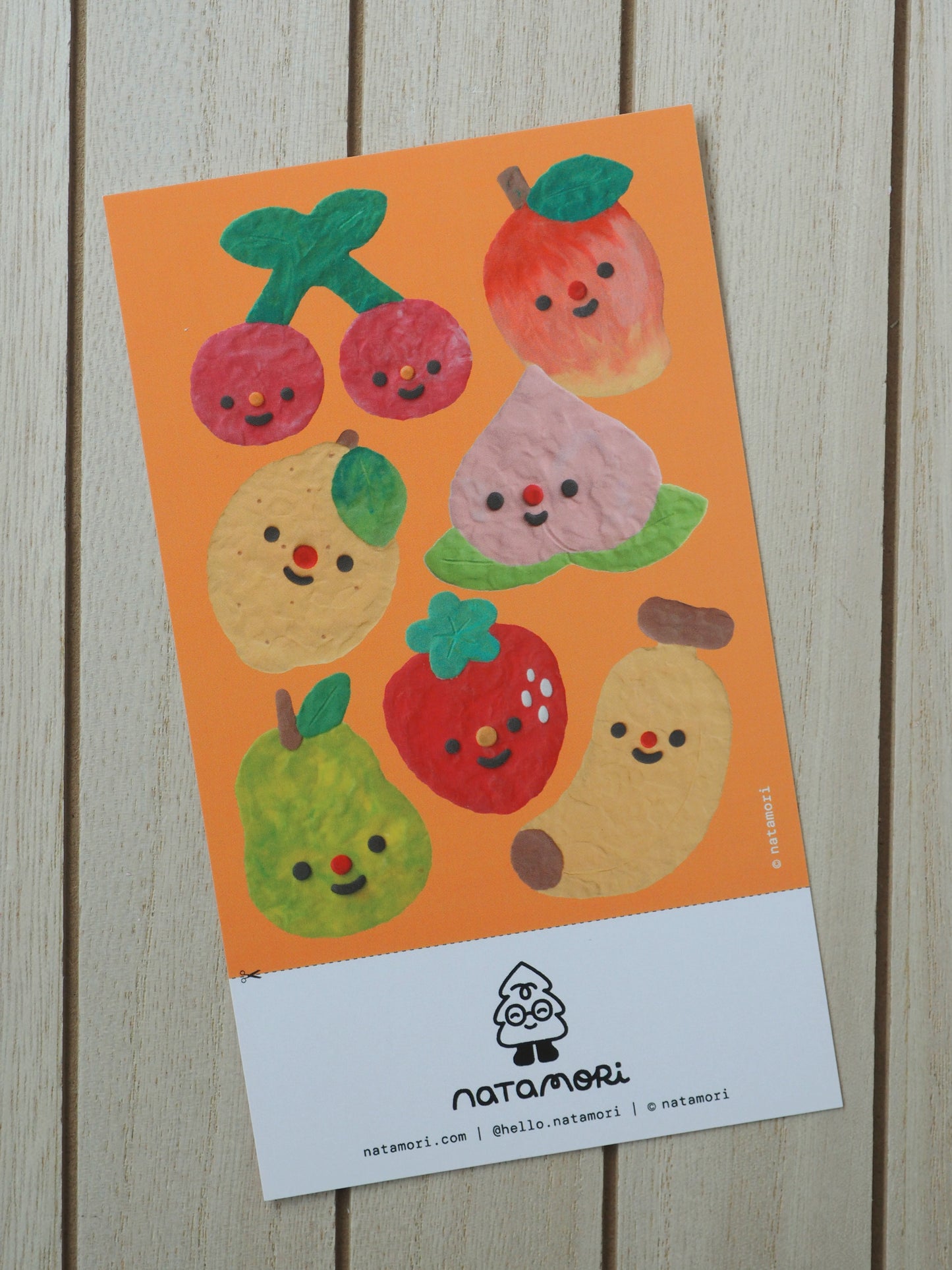fruits • sticker sheet
