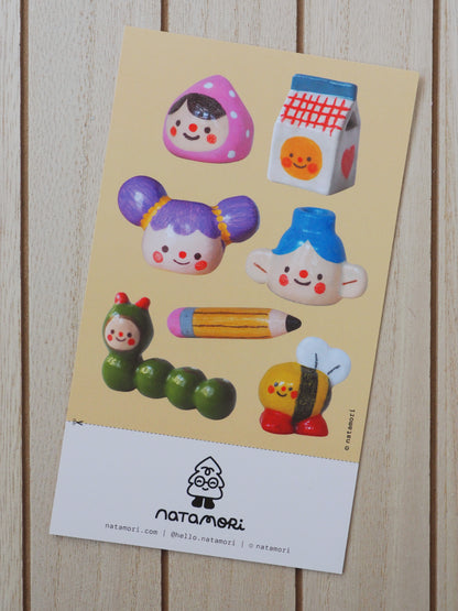 blushy • sticker sheet