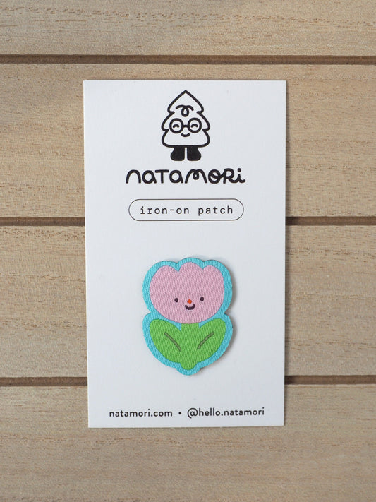 flower • iron-on patch