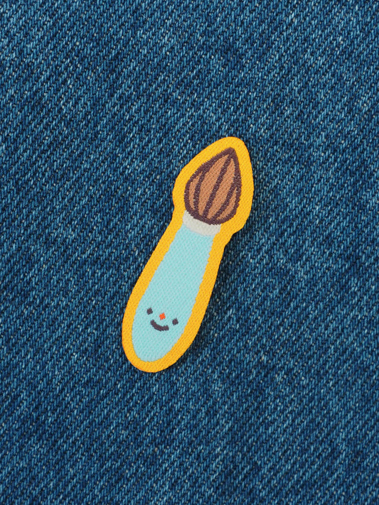 brush • iron-on patch