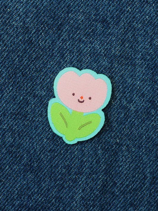 flower • iron-on patch
