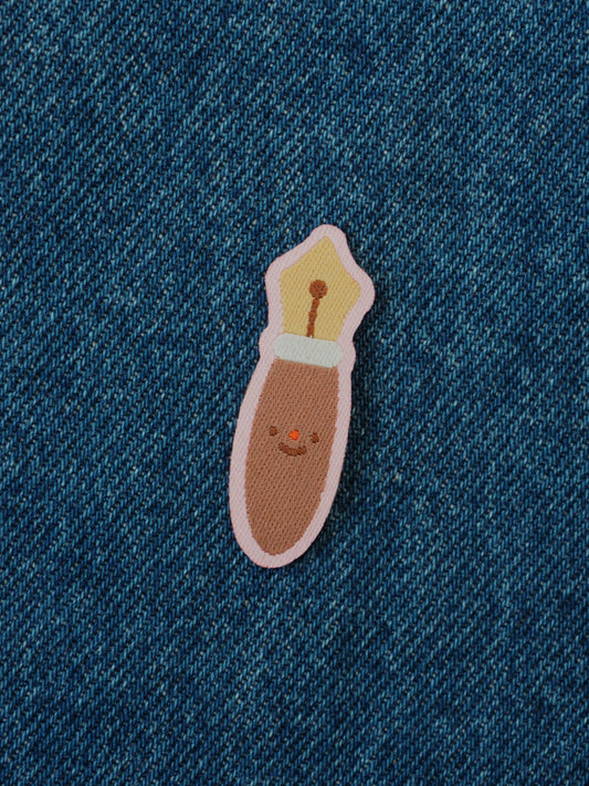 fountain pen • iron-on patch