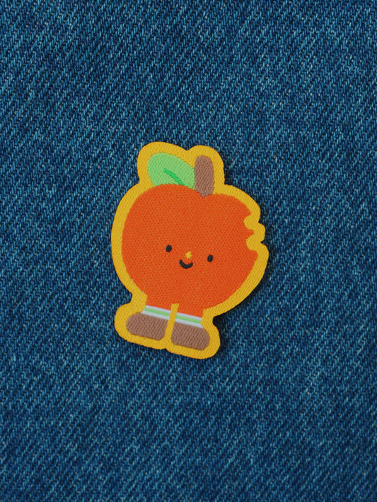 apple • iron-on patch