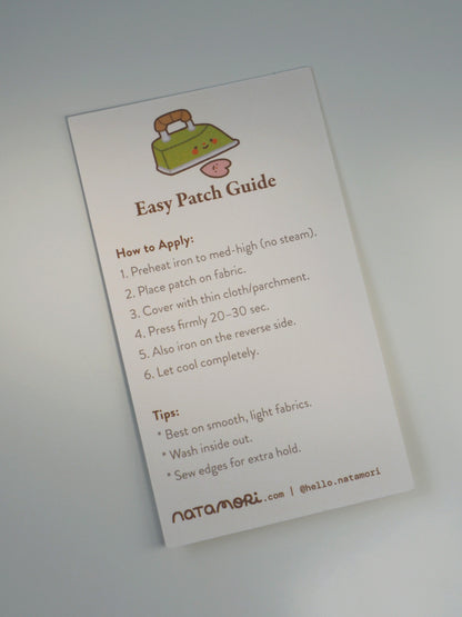 apple • iron-on patch