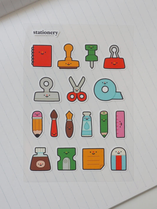 stationery • sticker sheet
