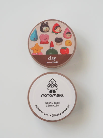 clay • washi tape