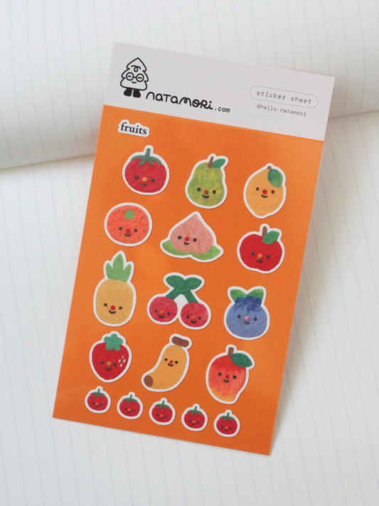 fruits • sticker sheet