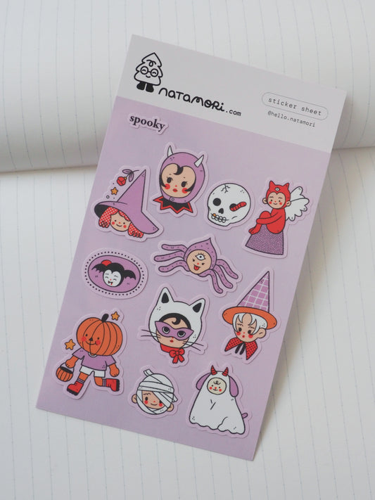 spooky • sticker sheet