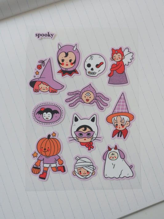 spooky • sticker sheet