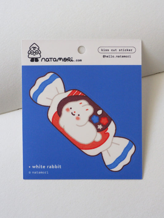 White Rabbit • Single Kiss Cut Vinyl Sticker