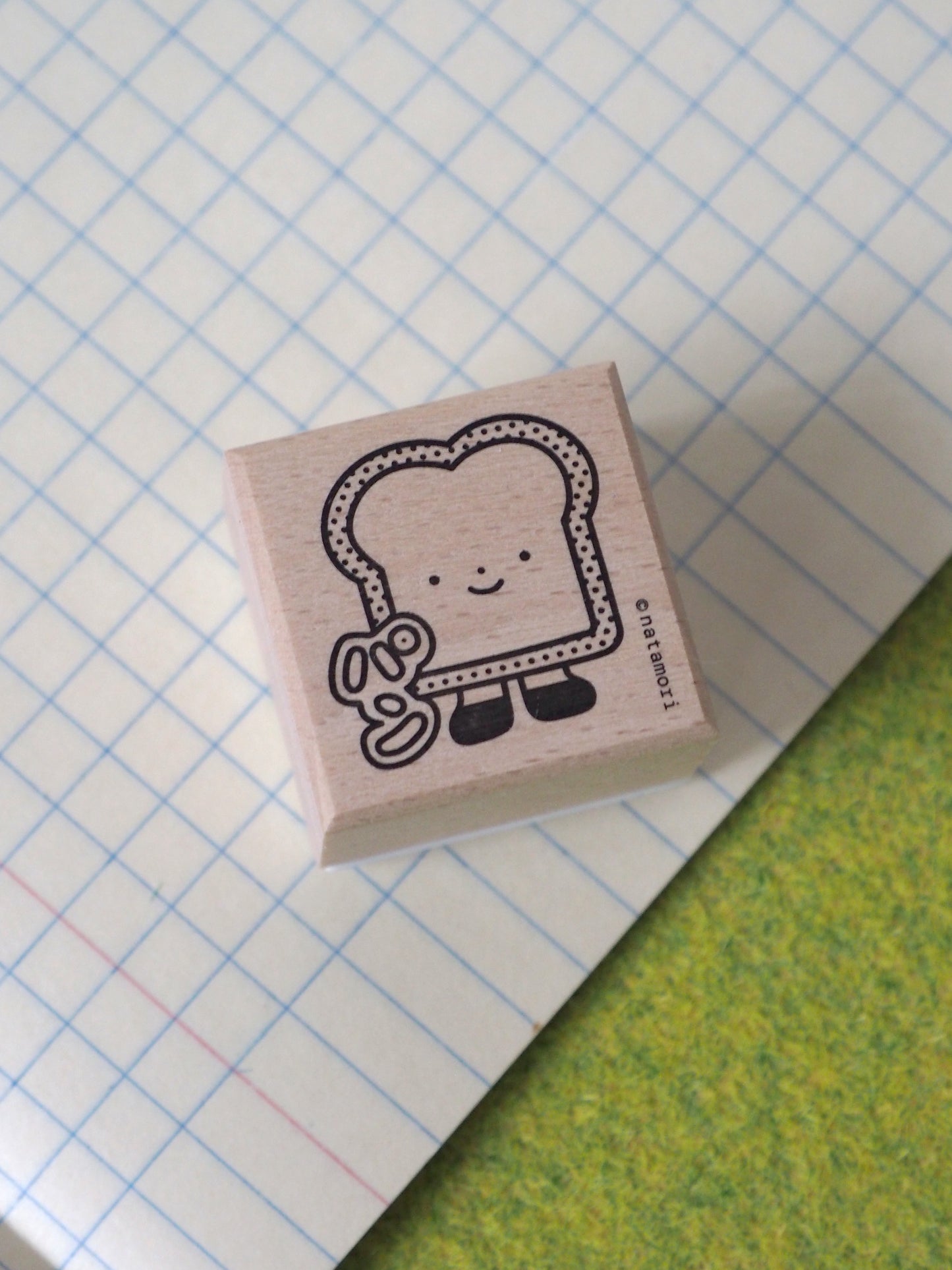 pan (パン) - bread • stamp