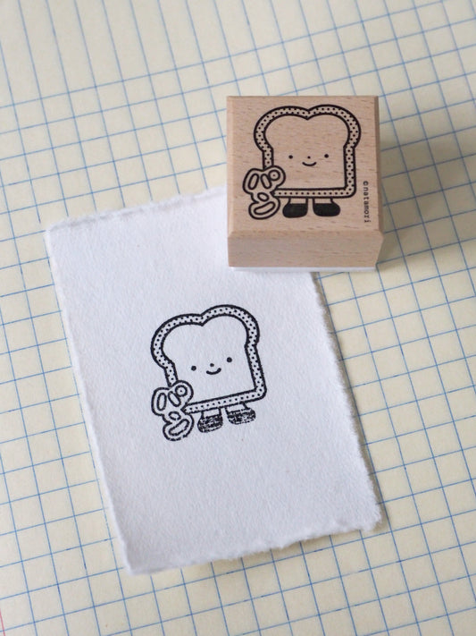 pan (パン) - bread • stamp
