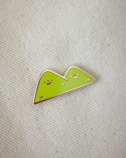 hills • enamel pin