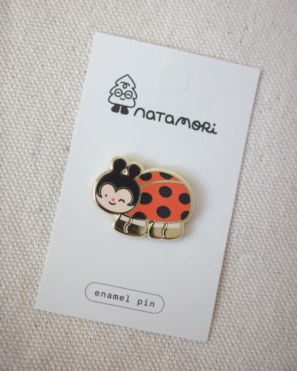 ladybug • enamel pin