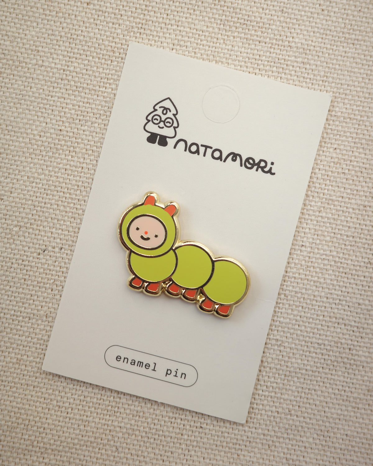 caterpillar • enamel pin