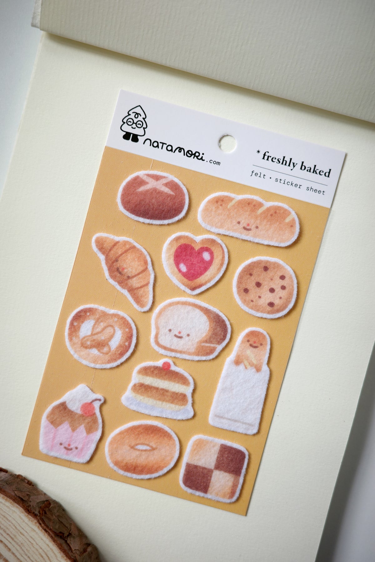 freshly baked • felt sticker sheet