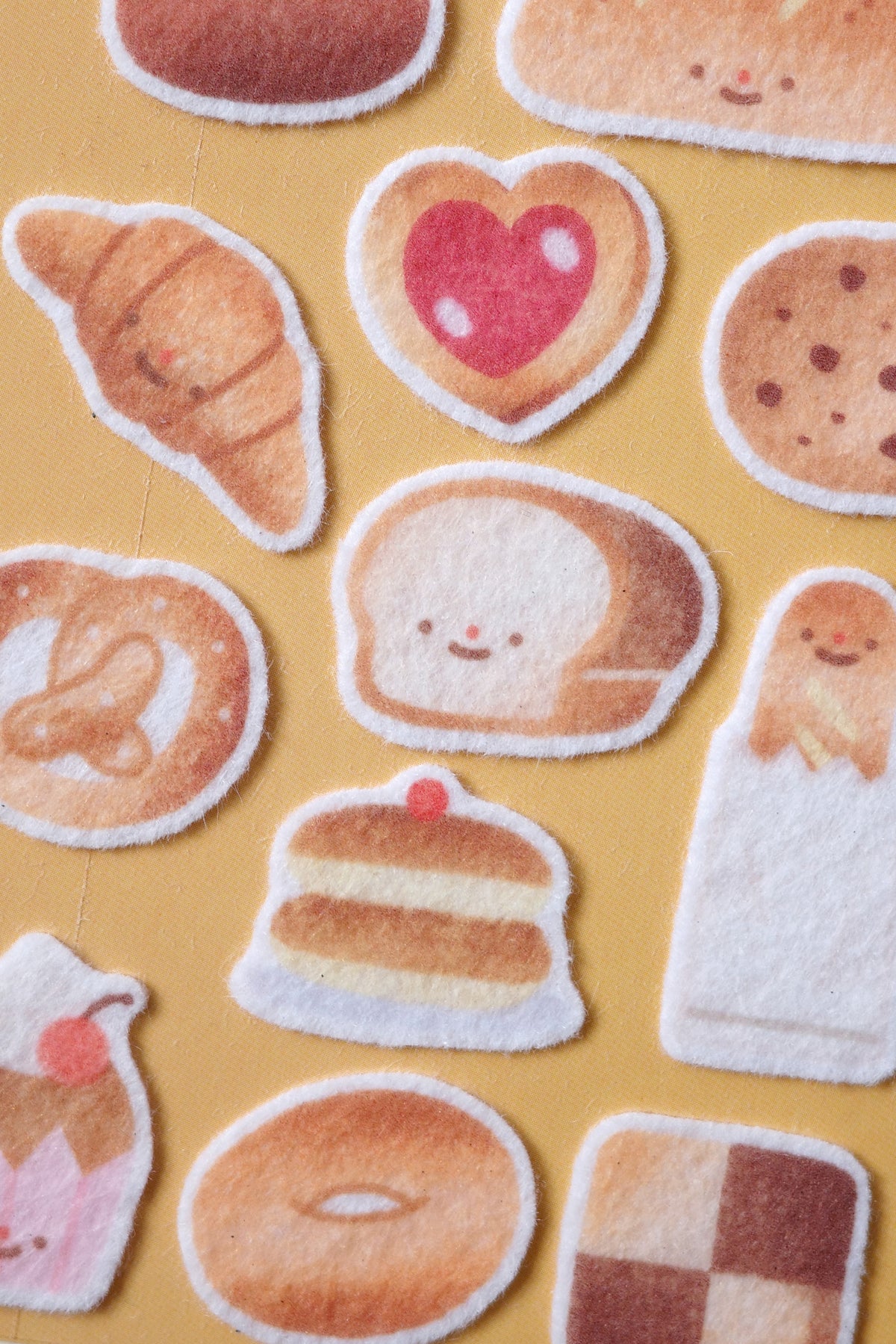 freshly baked • felt sticker sheet