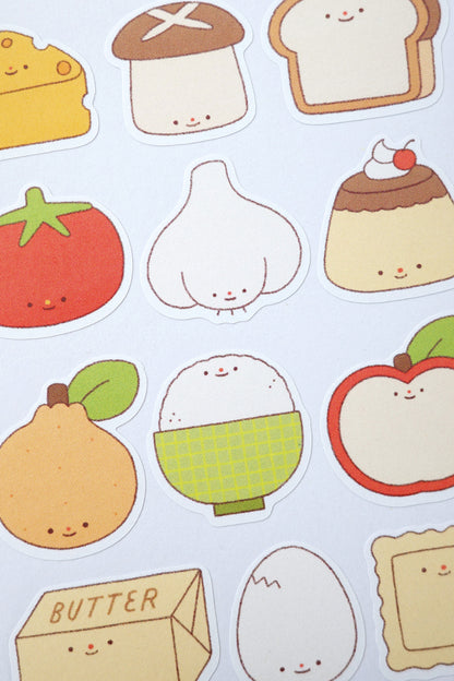 groceries • writable sticker sheet