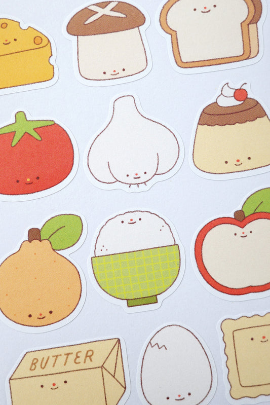 groceries • writable sticker sheet
