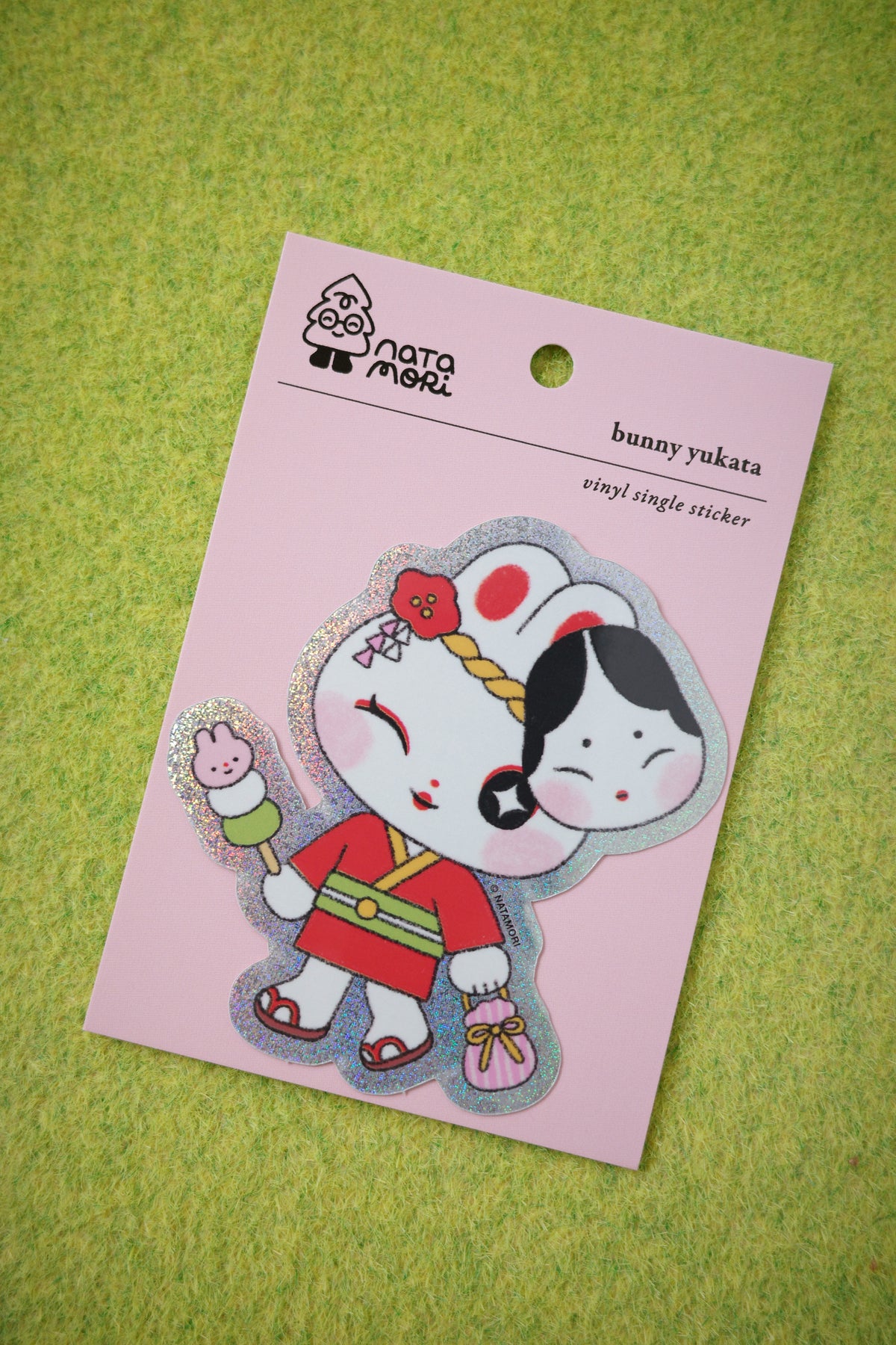 Bunny Yukata • Holo Single Sticker