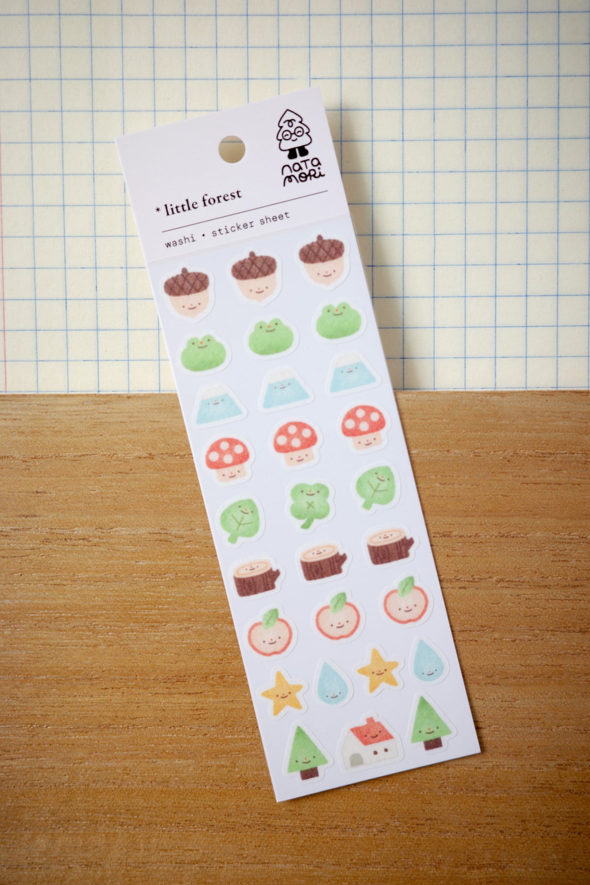 little forest • washi sticker sheet