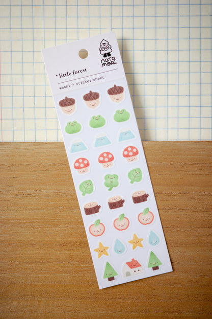 little forest • washi sticker sheet