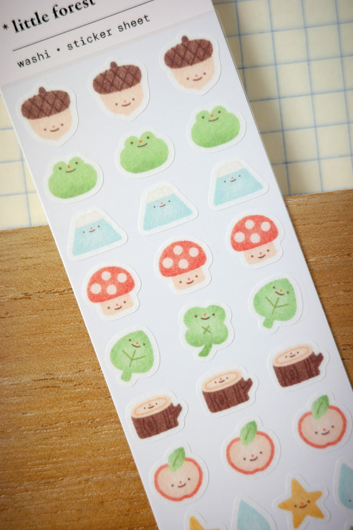 little forest • washi sticker sheet