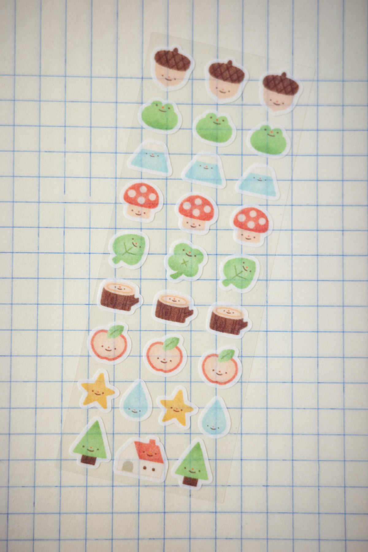 little forest • washi sticker sheet