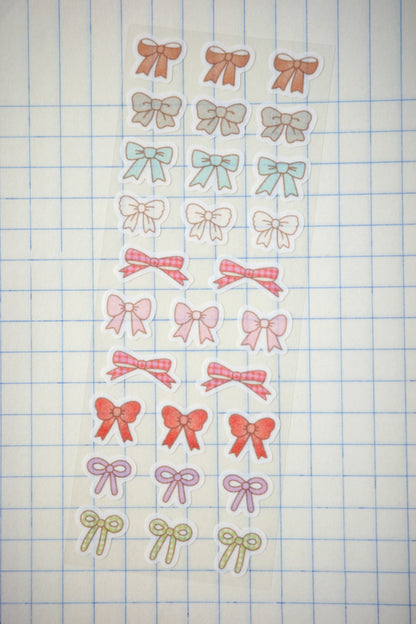 ribbons • washi sticker sheet