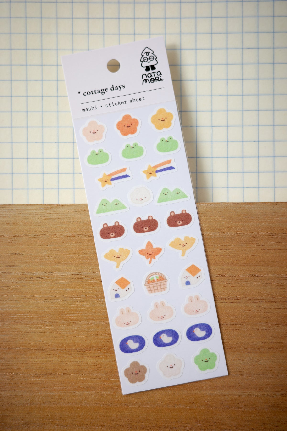 cottage days • washi sticker sheet