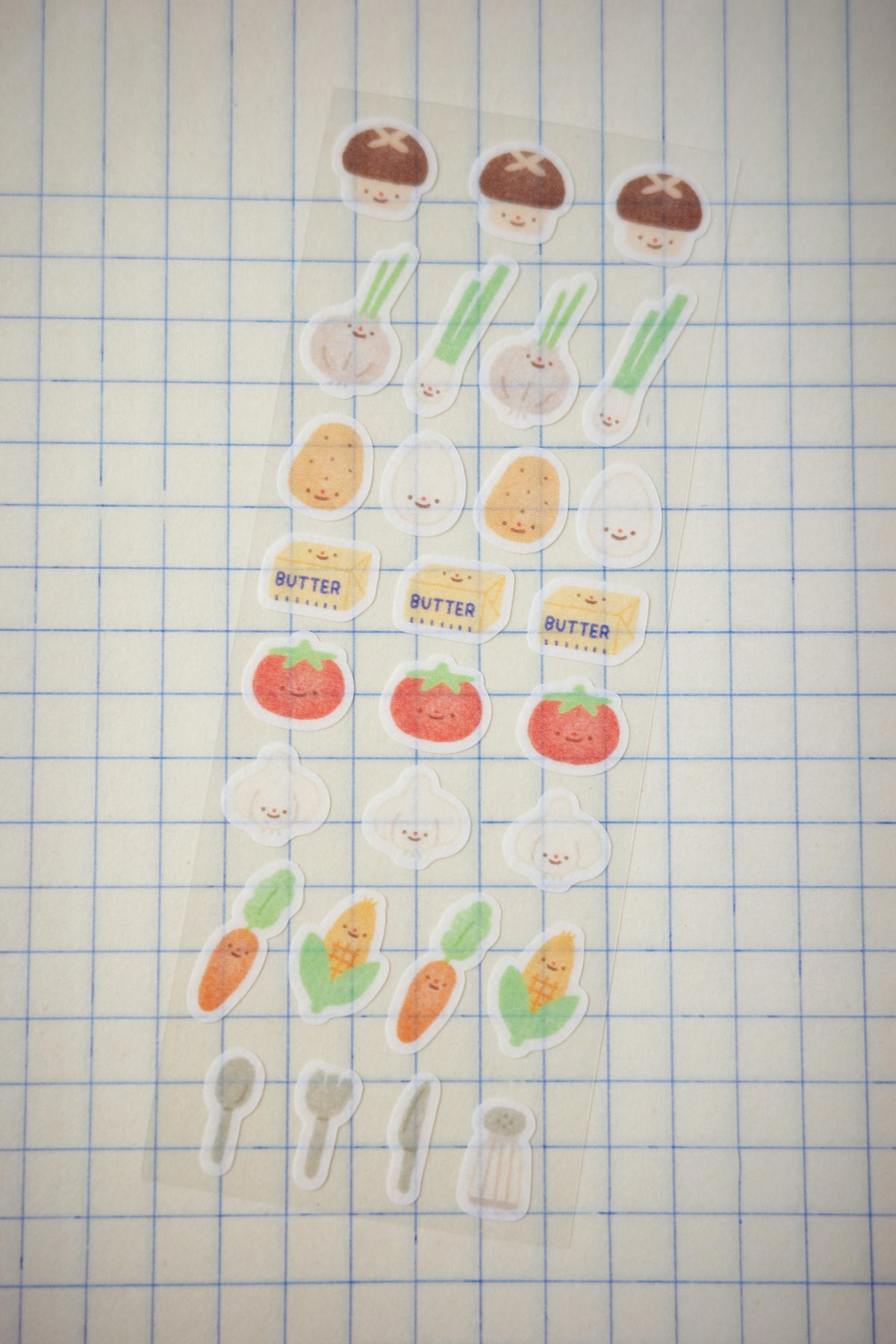 cooking staples • washi sticker sheet